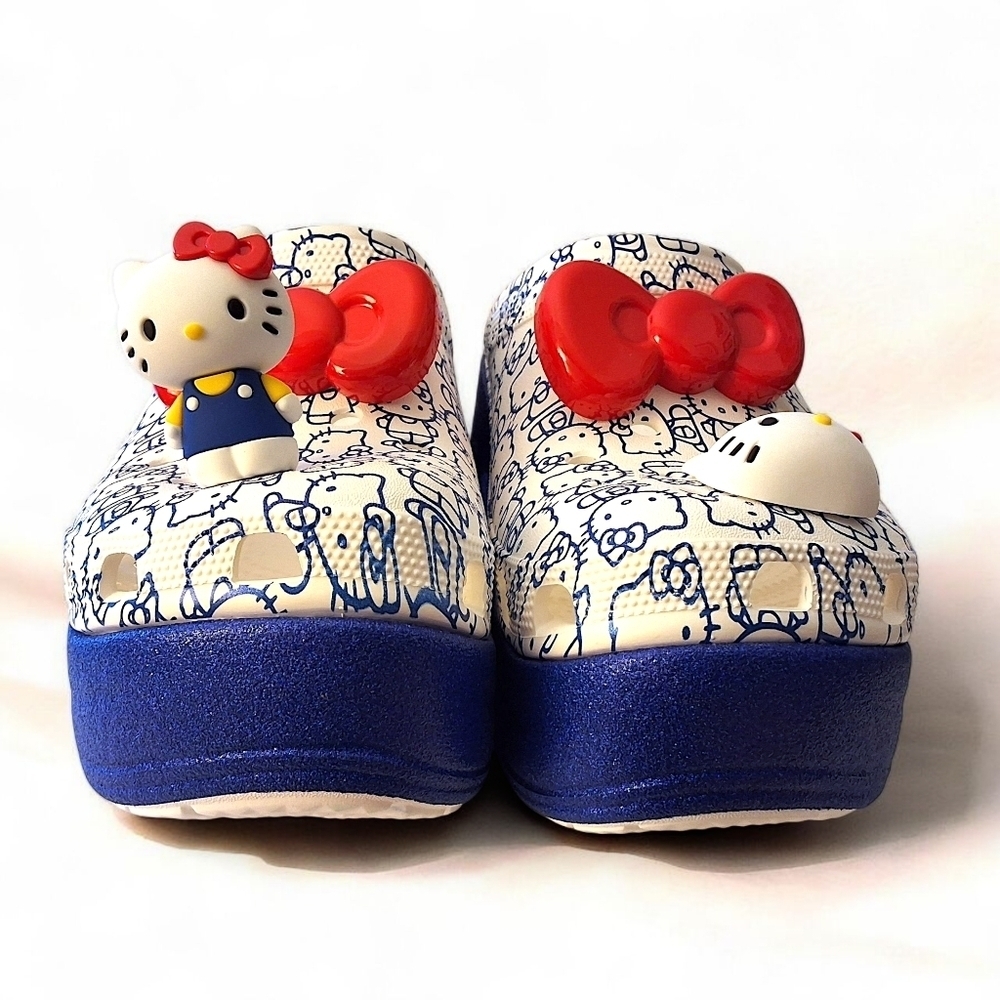 Hello Kitty x Crocs Mega Crush Clog – Limited Edition Platform – Size W10 - Picture 2 of 14